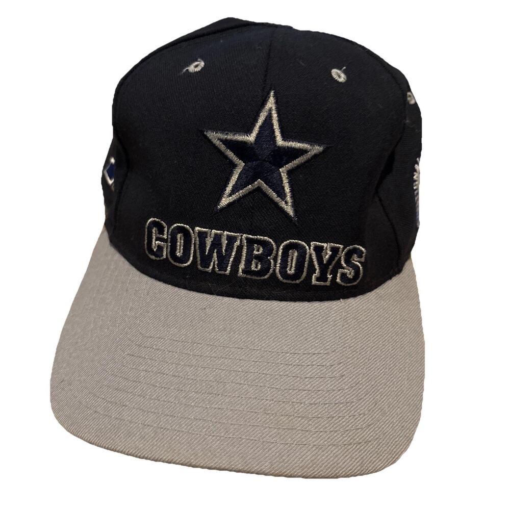 Vtg Dallas Cowboys Starter “The Natural” Hat Size 7 1/8 Team 100 Wool Fitted NFL